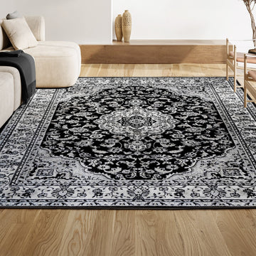 Palmette Modern Persian Floral Area Rug